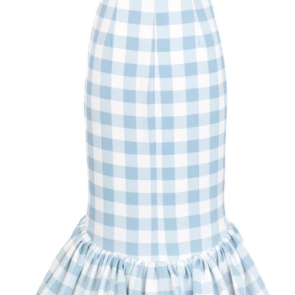 LA PALMA DRESS IN BLUE GINGHAM by Leal Daccarett (OTM Exclusive!) - Picture 4 of 6